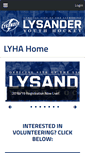 Mobile Screenshot of lysanderhockey.com